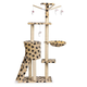 Drapak dla kota Petsi domek drzewo legowisko 138 cm XL odciski łapek (5903089065937) - obraz 3
