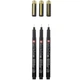 Набор лайнеров Sakura PIGMA Micron Black & Gold Черный 3 шт. (01-03-05) (POXSDKB3YOS) - изображение 3
