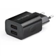 Сетевое зарядное устройство REAL-EL CH-210 (2USB, 2.1A) Black - изображение 1