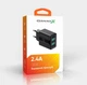 Сетевое зарядное устройство Grand-X CH-15B (2xUSB 2.1A) Black - изображение 5