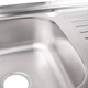 Кухонна мийка Brinex 5080-L 0.6 мм, накладна BRIN5080LSAT06 - зображення 5