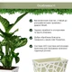 Вазон Idel Flowerbox прямокутний фісташковий/білий 40 см (730041) - изображение 7