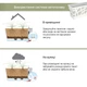 Вазон Idel Flowerbox прямокутний сірий/білий 40 см (730034) - изображение 11