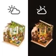 Конструктор Robotime DIY Miller’s Flower House DG108 (6946785164008) - изображение 6
