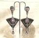 Женские сережки Подвески Готика jewelry Серебристые - изображение 2