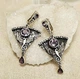 Женские сережки Подвески Готика jewelry Серебристые - изображение 7
