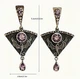 Женские сережки Подвески Готика jewelry Серебристые - изображение 9