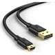 Кабель UGREEN US132 USB 2.0 Male to Mini 5 Pin Male 3m, Black - изображение 3