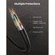 Кабель UGREEN US132 USB 2.0 Male to Mini 5 Pin Male 3m, Black - изображение 8