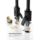 Кабель UGREEN NW102 Cat 6 U / UTP Lan Cable 1m, Black - изображение 3