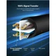 Кабель UGREEN NW102 Cat 6 U / UTP Lan Cable 1m, Black - изображение 7