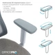 Офисное кресло OfficePro ElegantOC600-G-DG-DG (OC600-G-DG-DG) - изображение 10