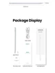 Стилус для iPad 2018–2025 UGREEN LP787 быстрая зарядка через USB-C, блокировка прикосновений ладонью, чувствительность к наклону White (35762) - изображение 11