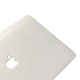 Чехол Snake Leather HardShell для Macbook Pro 16.2 M1/M2/M3/M4 White - изображение 3