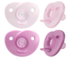 Smoczek Philips Avent Soothie 0-6m 2 szt Różowy SCF099/22 (8710103991625) - obraz 2