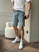 Мужские джинсовые шорты Difransel мом 33 темно-голубые - изображение 4