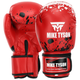 Перчатки боксерские тренировочные на липучке Mike Tyson SP-Sport 4263 размер 12 унций Red-Black - изображение 1