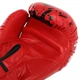 Перчатки боксерские тренировочные на липучке Mike Tyson SP-Sport 4263 размер 12 унций Red-Black - изображение 6