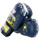 Перчатки боксерские тренировочные на липучке Mike Tyson SP-Sport 4263 размер 10 унций Blue-Yellow - изображение 3