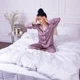 Простынь MirSon Satin Stripe 30-0001 White 150 х 220 см (2200005245859) - изображение 8