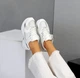 Женские кроссовки Stilli белые из кожи и сетки весна лето р.36 (23 см) 001157 - изображение 10