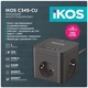 Мережевий фільтр-подовжувач iKOS C34S-CU Black (0007-CEF) - изображение 3