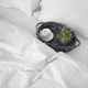 Простынь на резинке MirSon Satin Premium 00-0000 Snow White 140 х 190 см (2200009415944) - изображение 5