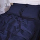 Простынь MirSon Satin ELIT Blue Sea 150 х 220 см (2200000019011) - изображение 3