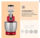 Кухонный комбайн 3в1 Klarstein Renata Rossa 2000 Вт (10040499) - изображение 7