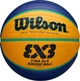 Баскетбольный мяч Wilson FIBA 3X3 JUNIOR желто-сине-бирюзовый Размер 5 WTB1133XB - изображение 1