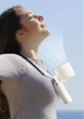 Вентилятор ручной с аккумулятором и дисплеем OG Strong wind High-Speed Fan S27 (с охлаждением) Темно-серый - изображение 3