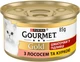 Влажный корм для кошек Purina Gourmet Gold Кусочки в соусе с лососем и курицей 85 г (7613032618674) - изображение 1