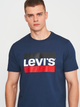 Koszulka męska bawełniana Levi's Sportswear Logo 39636-0003 L Granatowa (5400537535191) - obraz 4