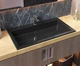 Умивальник накладний Status Aria Low 80 Black - зображення 1