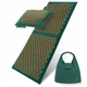 Коврик акупунктурный с подушкой 4FIZJO Eco Mat XL Аппликатор Кузнецова Navy Green/Gold (P-5907739313614) - изображение 1