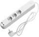 Listwa zasilająca Denver 3in1 + 2x USB 1.5 m White (SHP-310U) - obraz 1