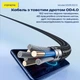 Кабель для зарядки Foneng XS10 Type-C 3A Type-C на Type-C + Type-C 60W 1.2 м 2-в-1 универсальный смарт интернет шнур для быстрой зарядки айфона iPhone телефона ноутбука смартбука павербанка роутера шнуры для ноутбуков смартфонов и планшетов белый - изображение 8