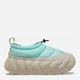 Женские слипоны Crocs OverPuff Shorty Aqm/Mlt 210668-4PE 41-42 (M8/W10) 26 см Бирюзовые (196265867233) - изображение 1