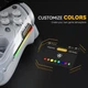 Геймпад Manba One V2 Wireless Controller White с дисплеем и RGB подсветкой - изображение 3