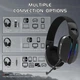 Беспроводные игровые наушники Attack Shark L90 Tri-Mode с микрофоном (Черные, BT/2.4G/AUX, 40 мм) - изображение 2