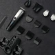 Акумуляторний триммер для стрижки бороди та вусів з USB та LED-дисплеєм VGR V-105 Pro Чорний + Масло для змащення лез - изображение 3