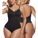 Жіночий коригуючий боді Body Slim на бретелях, утягуюча білизна Розмір M Black - зображення 1