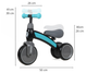 Rowerek biegowy Qplay Sweetie Blue (5061047480984) - obraz 8