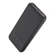 УМБ Power Bank Yoki YK-PMC1021 MaxCap 10000 mAh PD/QC 22,5W комплектується практичним кабелем Type C - Type C 20см Black - зображення 3