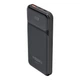 УМБ Power Bank Yoki YK-PMC1021 MaxCap 10000 mAh PD/QC 22,5W комплектується практичним кабелем Type C - Type C 20см Black - зображення 4