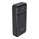 УМБ Power Bank Yoki YK-PMC2061 MaxCap 20000 mAh PD/QC 65W комплектується практичним кабелем Type-C - Type-C 20см Black - зображення 1