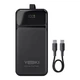 УМБ Power Bank Yoki YK-PMC4061 MaxCap 40000 mAh PD/QC3 65W комплектуется практичным кабелем Type C — Type C 20см Black - изображение 6