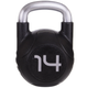 Гиря PU із хромованою ручкою Кросфіт Zelart TA-2681-14 14кг (MD2220-14) (PU, чорний) - зображення 1