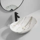 Раковина накладна MIXXUS PREMIUM WAVE-0105 MARBLE 620х360х160mm (MP6559) - изображение 2