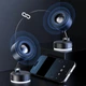 Магнітний автотримач з bluetooth колонкою для сматрфонів Fast Holder Pro 10 на присосці FH-10187 Black - зображення 7